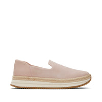 Jocelyn Espadrille Sneaker Suede Pink - Side View
