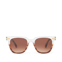 Memphis 301 Handcrafted Sunglasses Mocha Fade-Brown Gradient - Front View