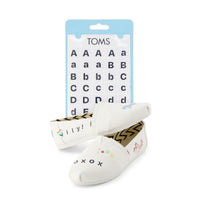 TOMS Shoe Tattoos 4 Pack Dark Blue Letters - imageAlts.alt