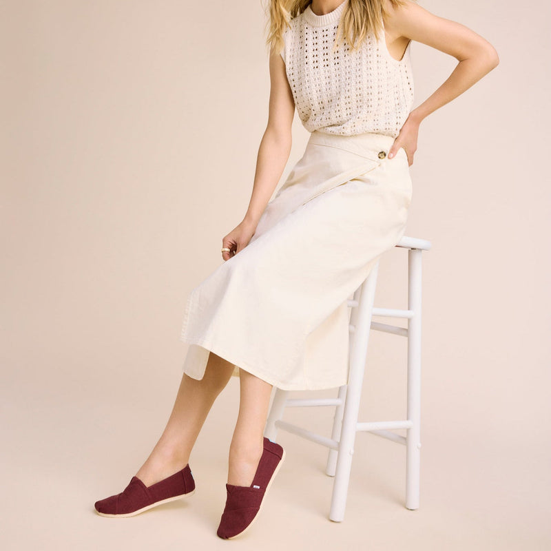 Alpargata Classic Ruby Heritage Canvas